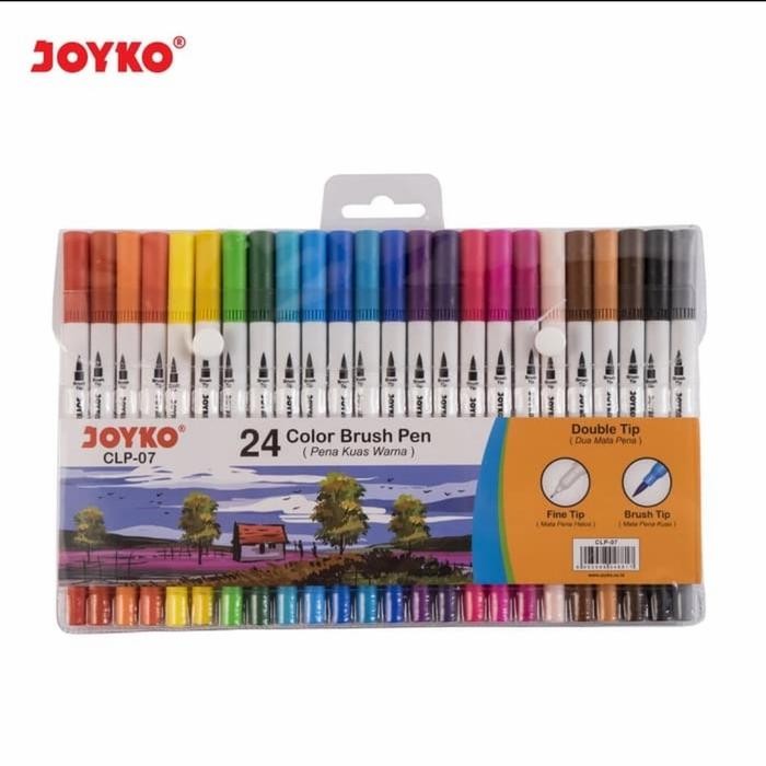 

Color Brush Pen Pena Kuas Warna Joyko CLP-07 24 Warna Color