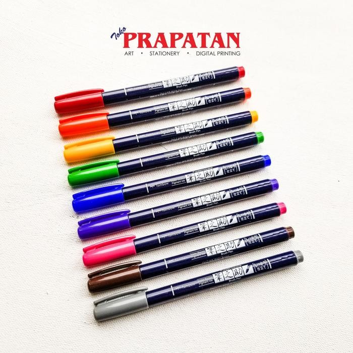 

Tombow Fudenosuke Brush Pen Hard Tip Color