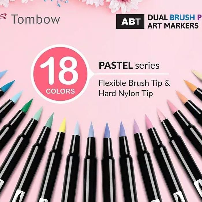 

TOMBOW ABT DUAL BRUSH PEN PASTEL COLOURS / 02
