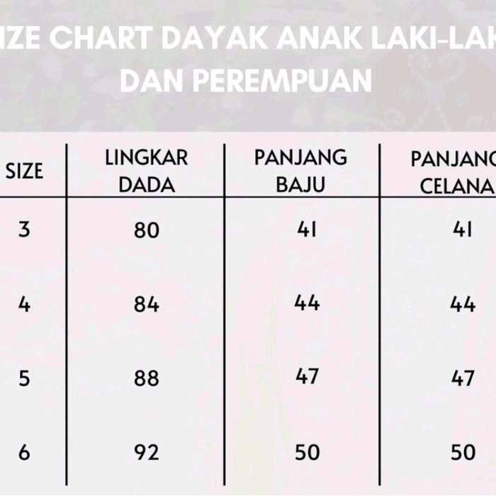 BAJU ADAT ANAK KALIMANTAN TIMUR & DAYAK