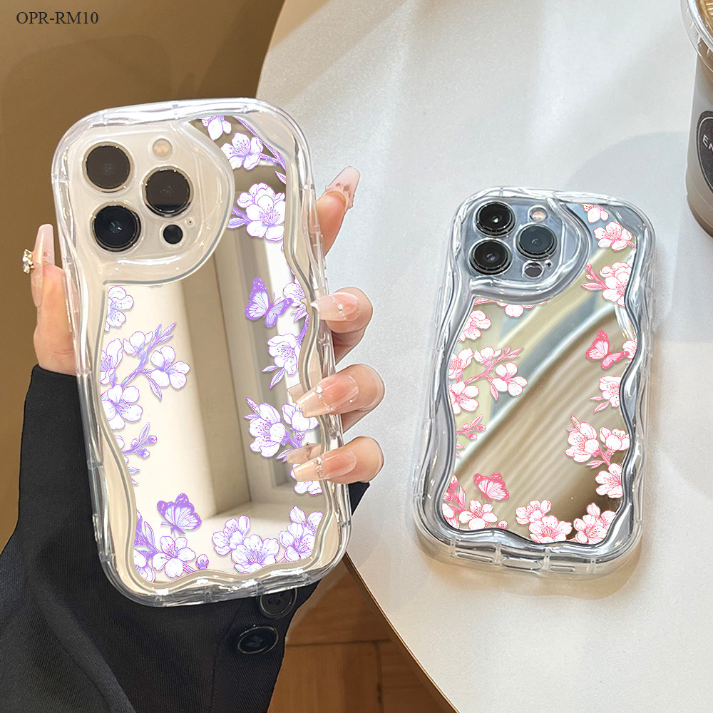 Casing Hp Untuk Realme 14 14T 12 10 8 7 7i 6 6i 5 5i 5S 2 C17 Pro Plus 5G Mirror Cassing Soft Phone 