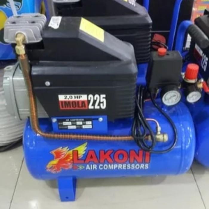 siap kirim lakoni imola 225 kompresor angin 2hp silent tank besar portable