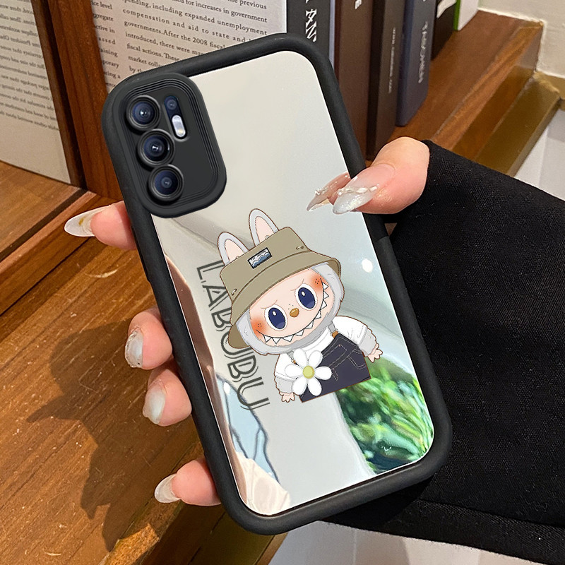 Casing Hp Untuk OPPO Reno 6 Case Casing pola Monster berbulu lucu Kasing HP Kesing pelindung Silikon