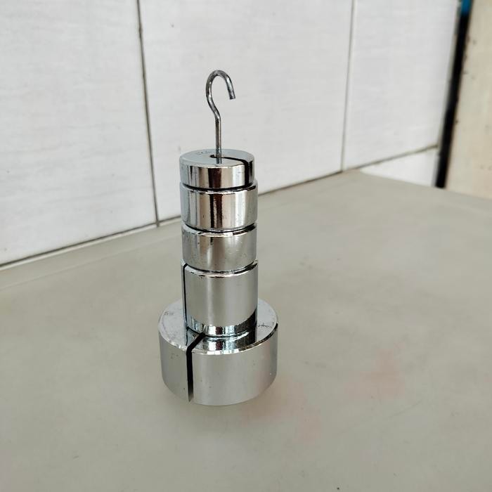 Beban Bercelah 1000 Gram Dengan Penggantung Alat Peraga Dengan Berbagai Ukuran Anak Timbangan