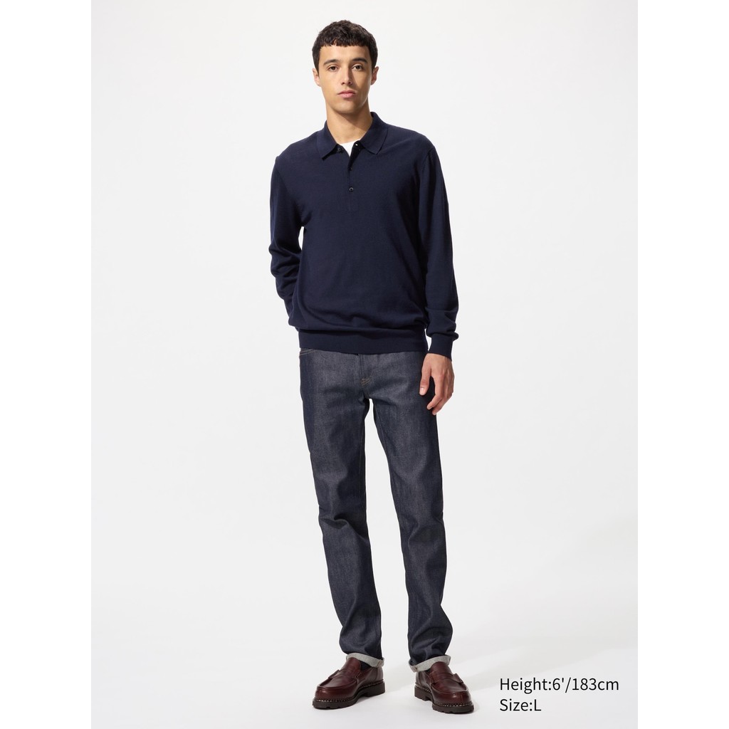 Uniqlo Kaos Polo Rajut Merino