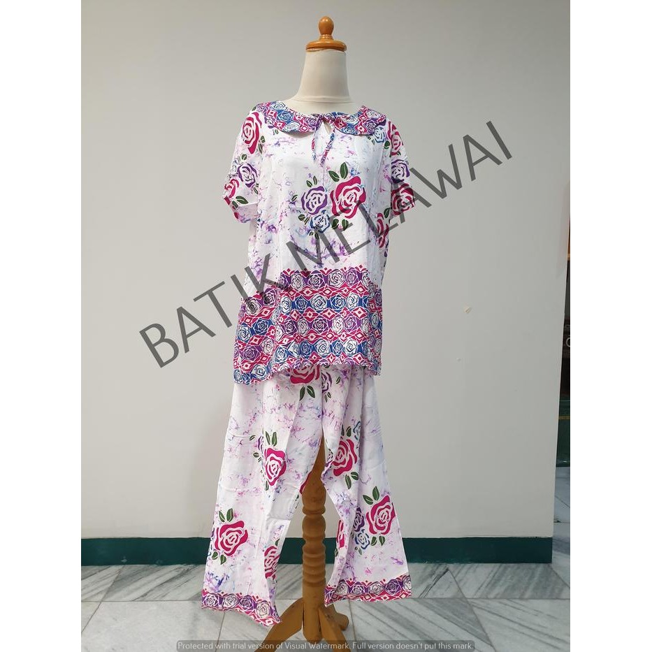 Setelan Batik PREMIUM SUNAN celana Panjang tangan pendek KTP *