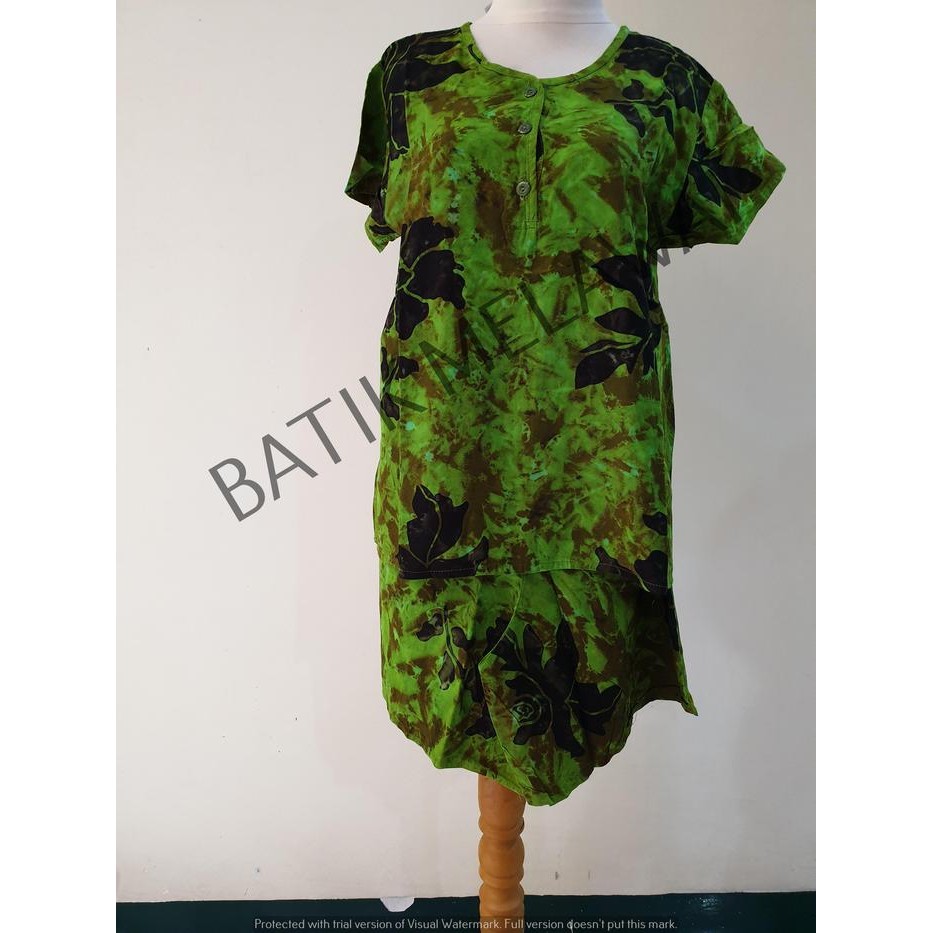 Setelan Batik PREMIUM SUNAN celana pendek tangan pendek Bis Bobok *