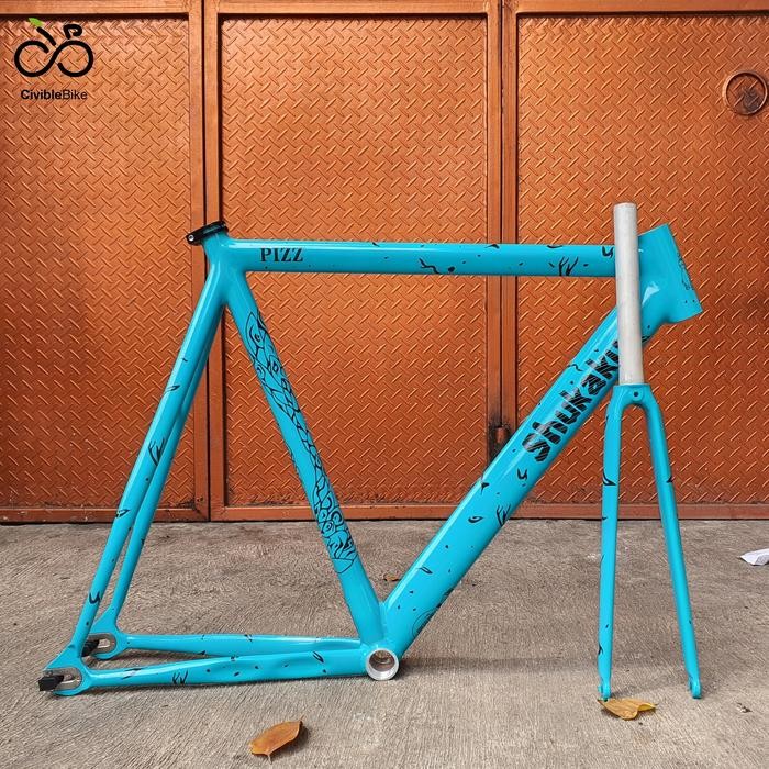 Frameset Pizz Shukaku Fixie Pursuit Full Alloy