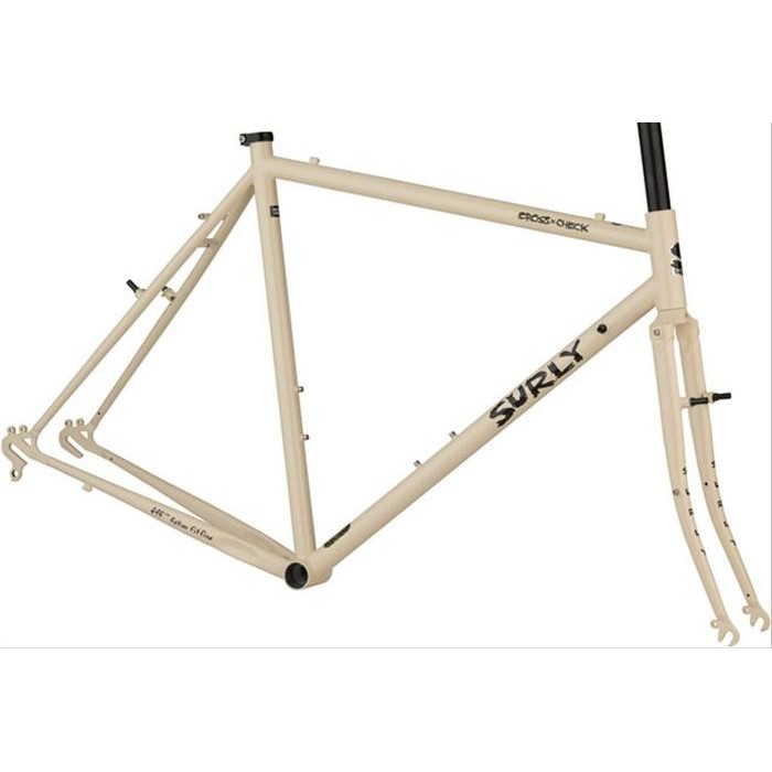 surly cross check frameset milkshake