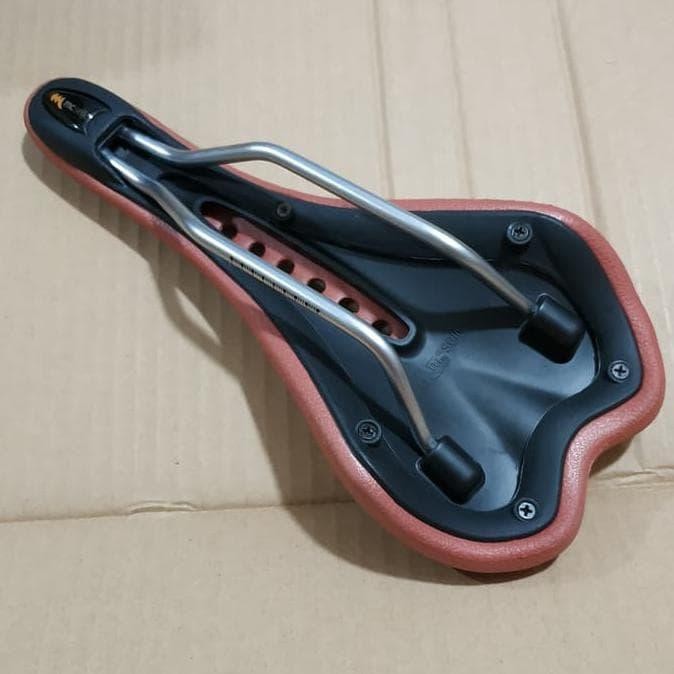 Sadel Sepeda Balap Fixie Coklat Mcselle Azizsadewa