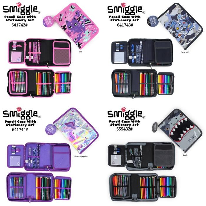 

Smiggle Pencil Case & Stationery Set 40 Pis/ Alat Tulis Smiggle/ Kado