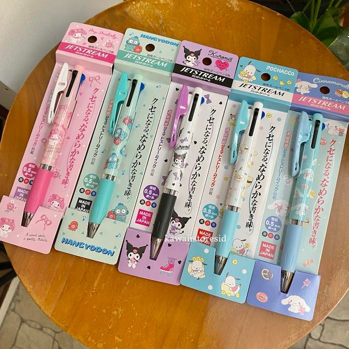 

Pen Pulpen Jetstream Alat Tulis Sanrio Jepang Karakter Hello Kitty Cinnamorrol Melody Kuromi