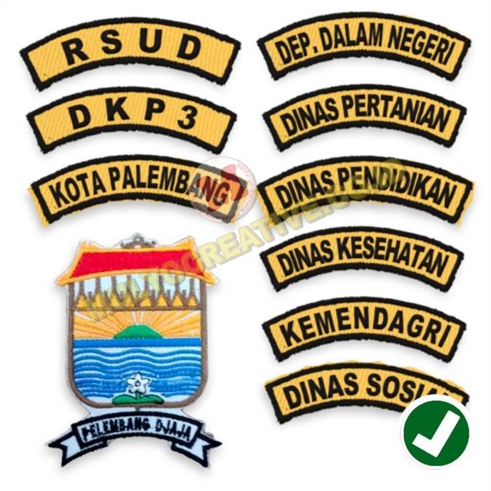 

Bed Bordir Logo Dinas Kota Palembang - Bordir Pemkot Palembang PREMIUM