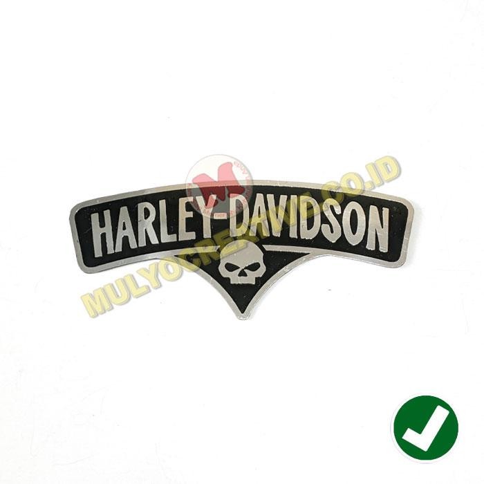 

Plat Emblem Motor Harley Davidson Half Skull Model Tengkorak Murah PREMIUM