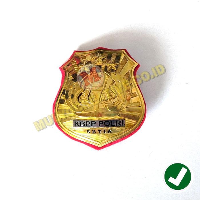 Pin Logo KBPP Polri Setia Pin Murah Bros KBPP Polri Setia PREMIUM