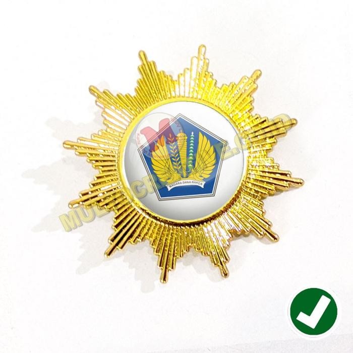 

Bros Logo Kementerian Keuangan Model Matahari Pin Logo Murah PREMIUM