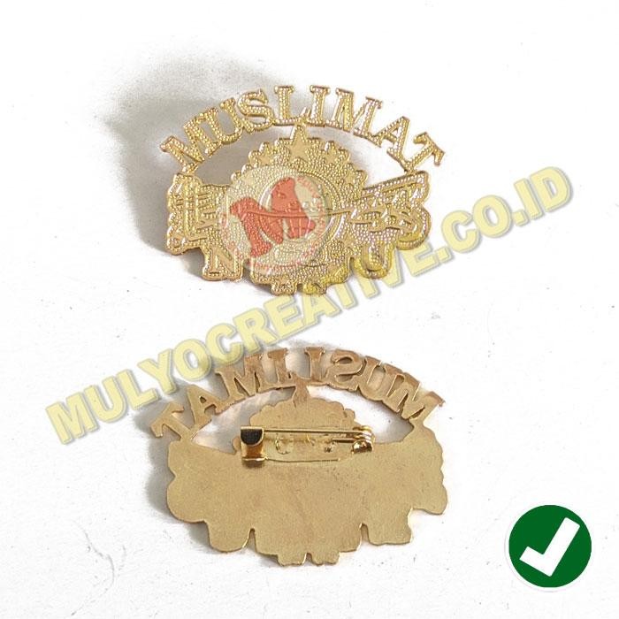

Lencana Pin Muslimat NU Model Cor Bahan Logam Kuningan PREMIUM