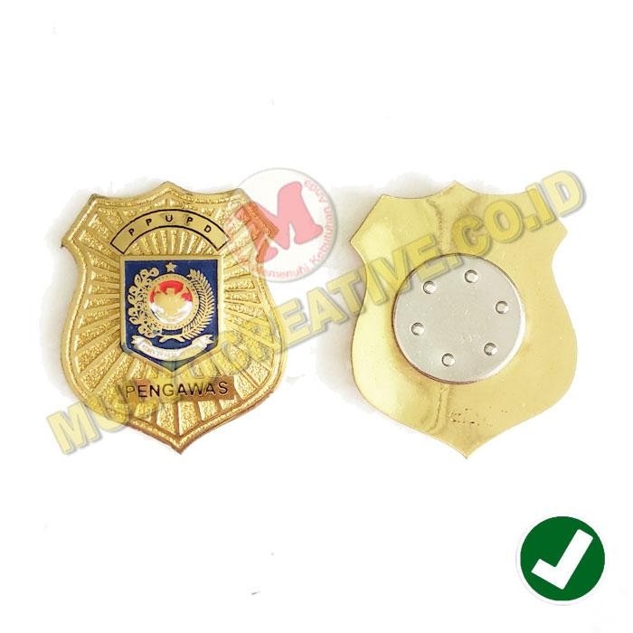 Pin PPUPD Pengait Magnet Lencana Pin P2UPD Ukuran Kecil PREMIUM