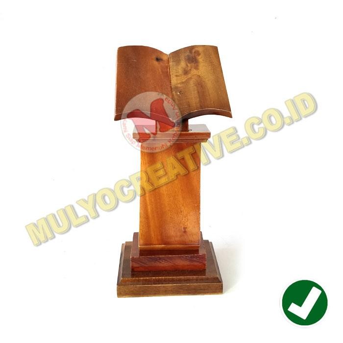 Plakat Kayu Model Buku Plakat Kayu Polos Murah Plakat Murah PREMIUM