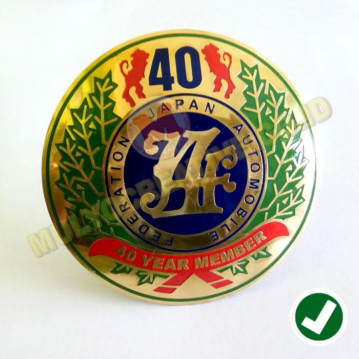 

Emblem Grill JAF 40 Warna Emas Custom - Emblem Grill JAF Japan PREMIUM