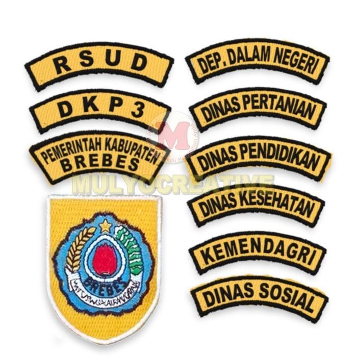 

Bed Bordir Dinas Kabupaten Brebes - Bordir Logo Pemkab Brebes Lengkap PREMIUM