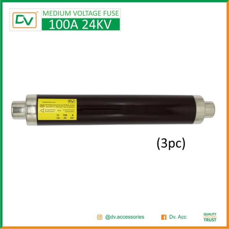 PROMO DV MEDIUM VOLTAGE FUSE MV FUSE 24KV 100A (3PCS)