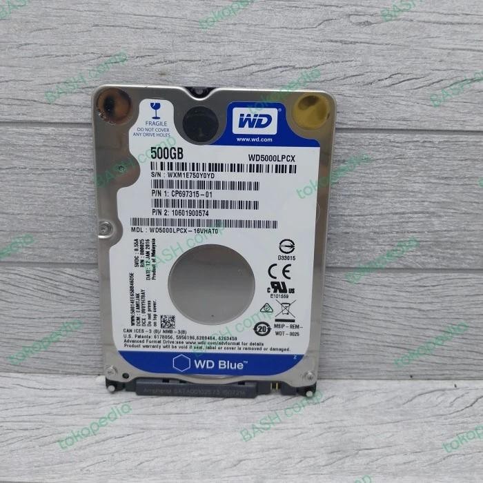 Hdd Notebook Wd 500Gb 2,5 Black