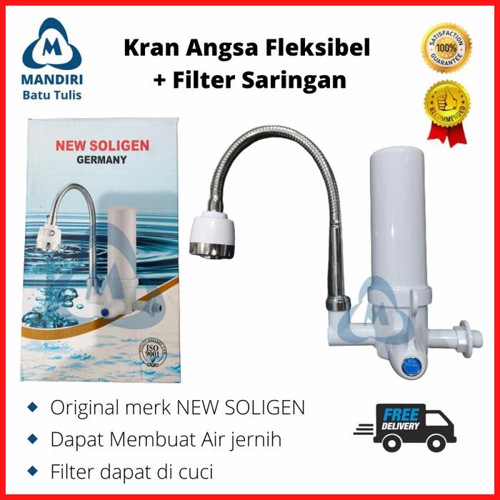 Kran Angsa Fleksibel Filter Air Soligen Keran Saringan Water Purifier
