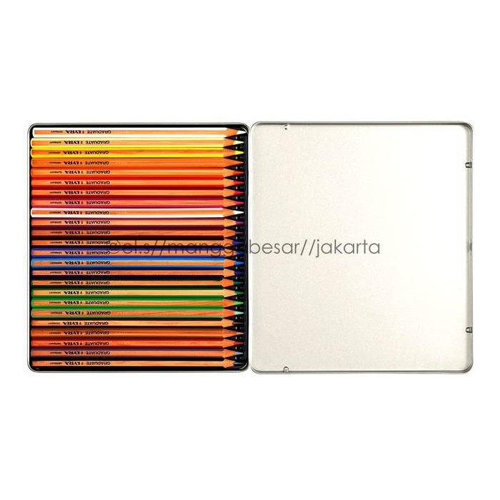 

Lyra Graduate Colour Pencils 24 Warna ( Pensil Warna ) Metal Box