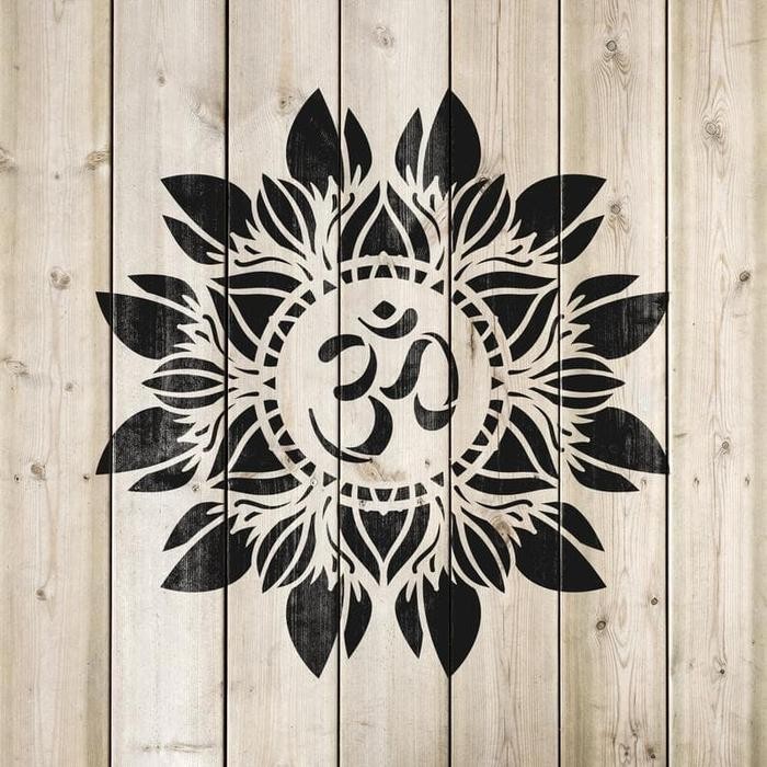 

Mandala Stencil Type 8