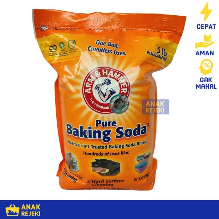 

NEW! ARM&HAMMER BAKING SODA 2.26KG - PURE BAKINGSODA USA ARM HAMMER