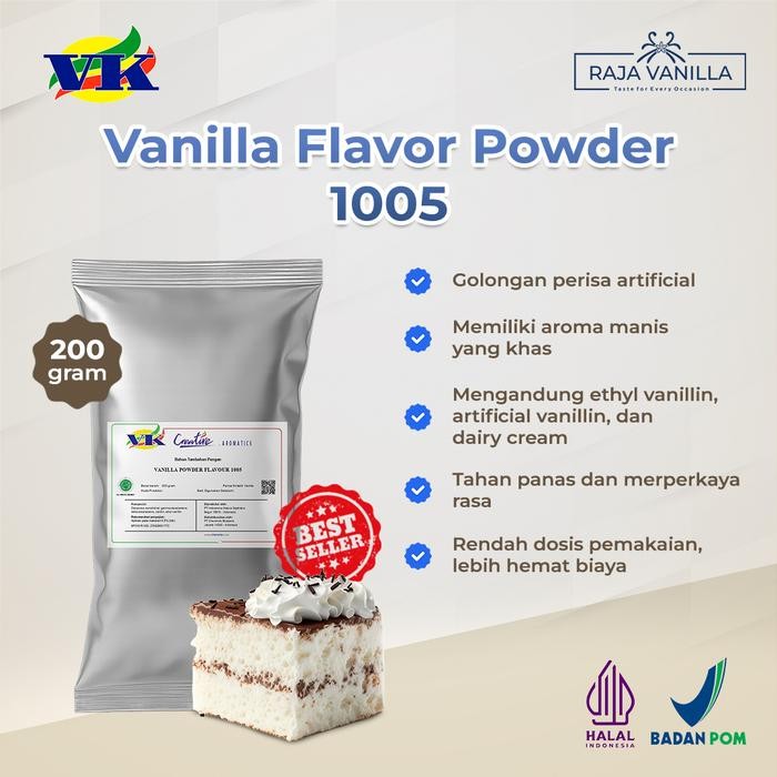 

NEW! PERISA VANILA BUBUK VANILLA FLAVOUR POWDER 1005 VK - 200GR
