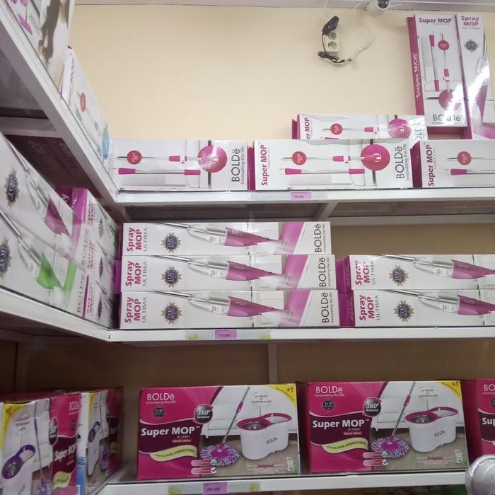 BOLDE HANDLE SET SUPER MOP / TANGKAI BOLDE / GAGANG PEL BOLDE ASLI KODE 1445