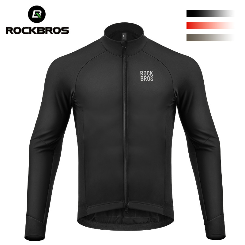 ROCKBROS Winter Cycling Jacket 0 Degree Thermal Bike Jacket Outdoor Warm Fleece Coat Mtb Bicycle Jer