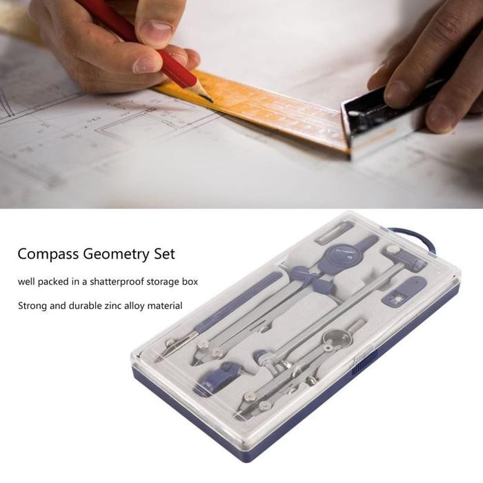 

Jangka Ziegel Set Bahan Logam Geometry Precision Tool