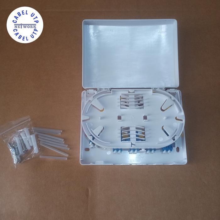 Roset Fo 8 Core Lc-Lc Singlemode Komplit Adapter + Pigtail ( Fullset )