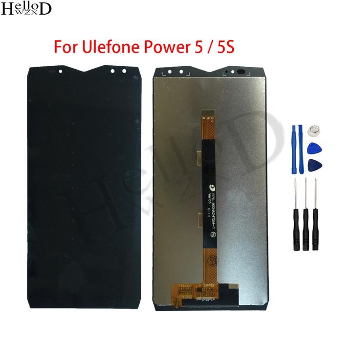 Mobile LCD Display For Ulefone Power 5 LCD Display Touch Screen Sensor For Ulefone Power 5S Digitize