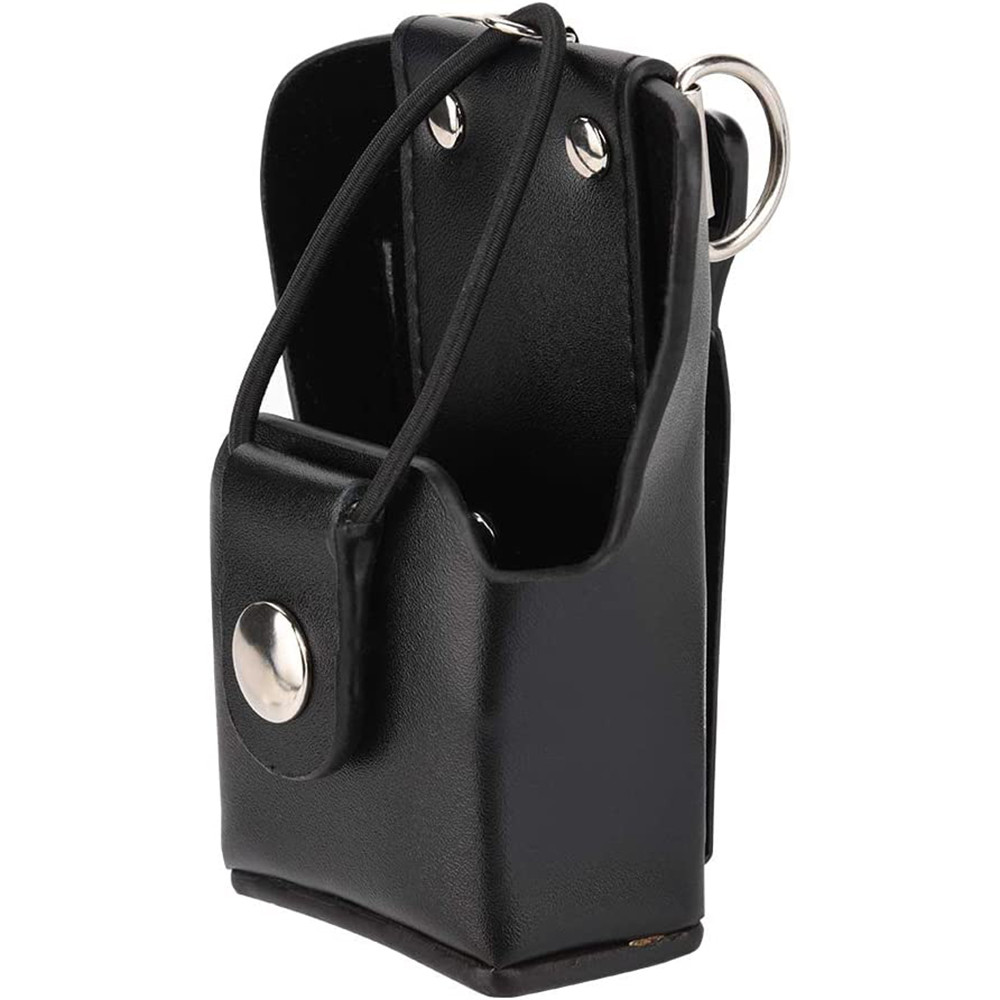 Leather Bag Case for Motorola GP328plus/GP338plug/GP344/GP388 Walkie