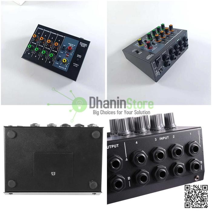 Power Mixer Karaoke Mini Amplifier Audio Digital 8 Chanel Portable