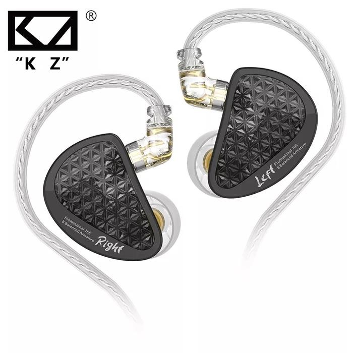KZ AS16 Pro with Mic 16BA Balance Armature In Ear Monitor Earphone
