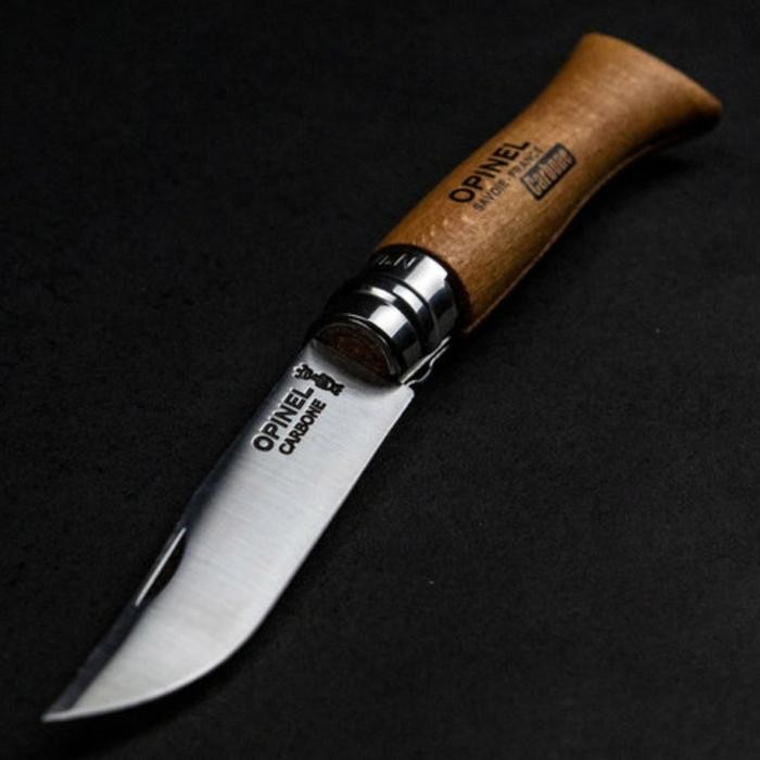 Cuci Gudang Pisau Lipat Opinel Folding Knife Carbon No 6 7 8 9 10 12