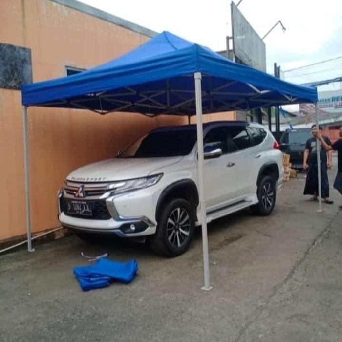 TENDA LIPAT PREUM 3x4.5 tebal besi 1.2mm