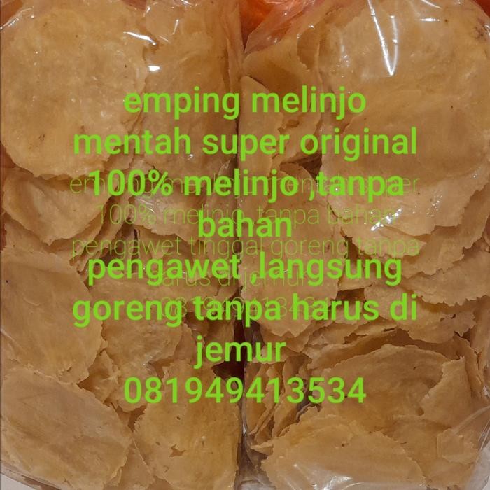 

Emping Melinjo Mentah