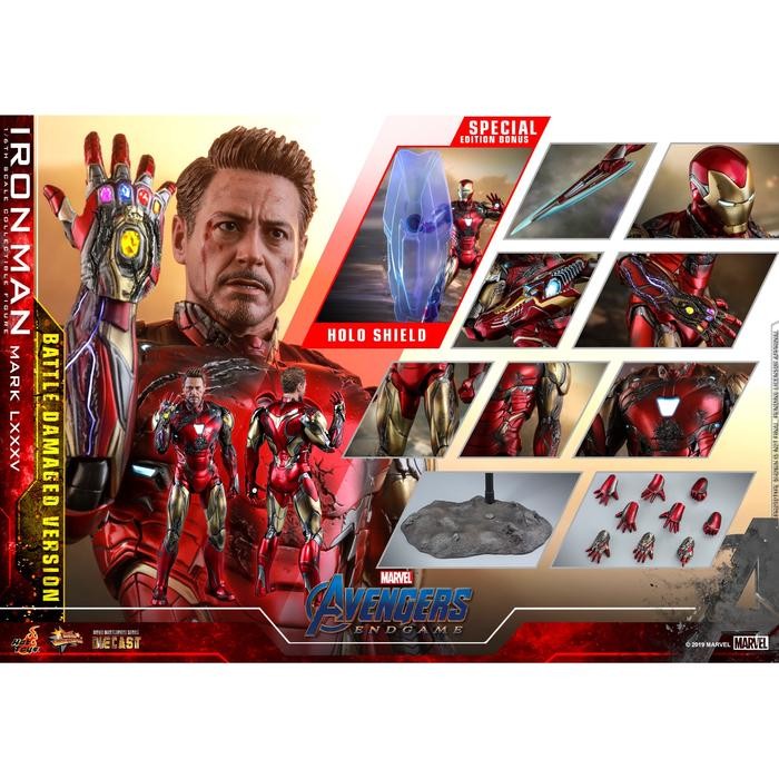 Hot Toys Iron Man Mark 85 Battle Damaged End Game Ironman MK85 Special