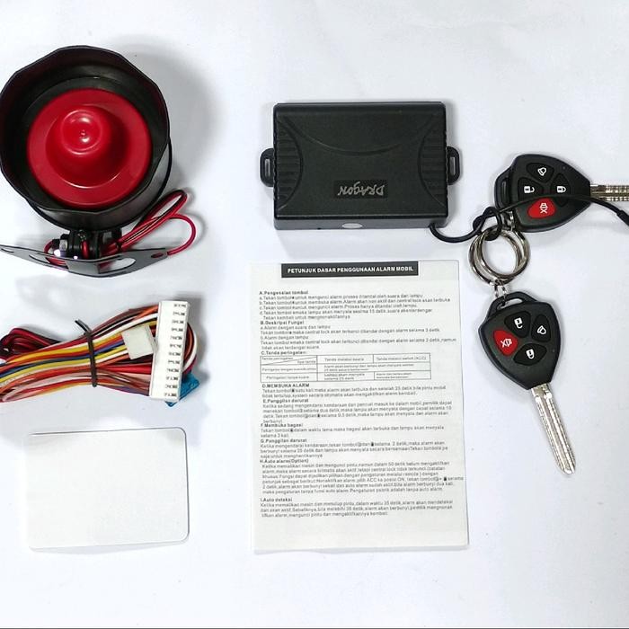 ALARM MOBIL UNIVERSAL MODEL KUNCI MOBIL INNOVA LAMA / CAR ALARM