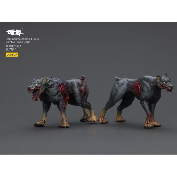 JT01642 Dark Source Zombie Fiqure Zombie Police Dogs Joytoy