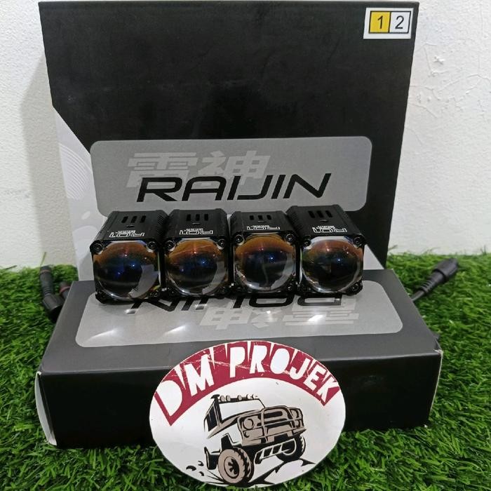 mini laser kuro raijin r01 projie 1 mata 100w original super terang kuning putih u series lampu