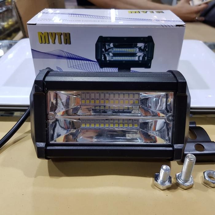 TEMBAK SOROT LED BAR LAMPU 2 warna CREE CWL 24 MATA