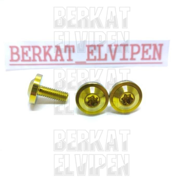 [Expert] Baut Titanium Cover Air Duct Keongan Beat Scoopy Spacy Vario 125/150