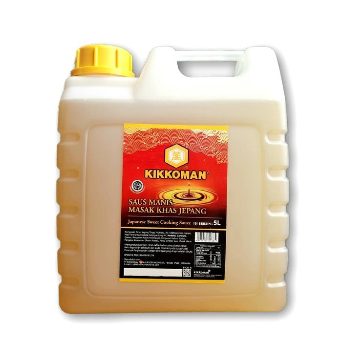 

Kikkoman Japanese Sweet Cooking ( Cuka Sushi) Halal Jerigen 5L -Gratisongkir